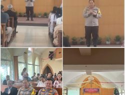 Wakili Kapolres PALI Hadiri Perayaan Natal di Gereja Oikumene Pendopo, Ini Kata Kapolsek Talang Ubi