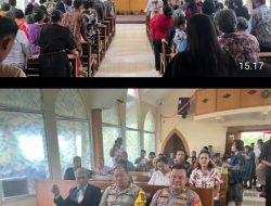 Kapolres PALI Hadiri dan Amankan Acara  Ibadah Natal Jemaat GPIB di Gereja Oikumene Komperta, Begini Jelasnya