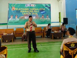 Kwarcab PALI Gelar Pelatihan Jurnalis untuk Pramuka SMA Sederajat, Begini Jelasnya