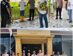 Tinjau Langsung Banjir Sungai Lematang di Desa Curup Tanah Abang, Ini Kata Kapolres PALI 