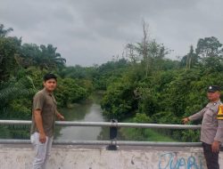 Kapolres PALI Pastikan Situasi Masih Aman dan Terkendali, Polsek Penukal Abab Intensif Pantau Debit Sungai