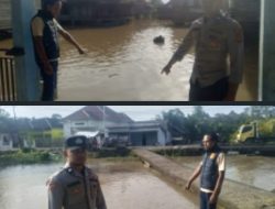 Polsek Tanah Abang Intensifkan Monitoring Wilayah Rawan Banjir, Debit Sungai Lematang Naik