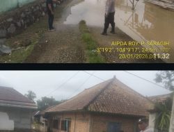 Polres PALI Tingkatkan Monitoring di Wilayah Rawan Banjir, Debit Sungai Lematang Kembali Naik
