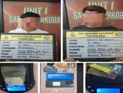 Dua Terduga Pengedar Sabu dan Ekstasi Dibekuk Satresnarkoba Polres PALI