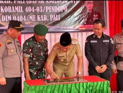 Bupati PALI Resmikan Gapura dan Kantor Koramil 404-03/Pendopo, Perkuat Sinergi TNI–Polri dan Pelayanan Masyarakat