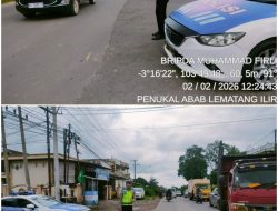 Sat Lantas PALI Kepung Titik Rawan di Jam Siang, Polisi Tutup Total Ruang Gerak 3C