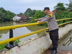 Polsek Penukal Utara Intensifkan Monitoring Debit Air, Siaga Dini Banjir