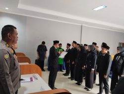 POLRI TEGASKAN KOMITMEN JAGA STABILITAS DAN LEGALITAS PEMERINTAHAN DESA, PELANTIKAN PERANGKAT DESA DI TALANG UBI