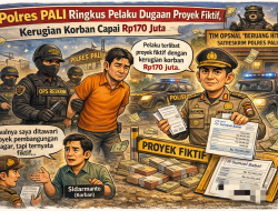 Polres PALI Ringkus Pelaku Dugaan Proyek Fiktif, Kerugian Korban Capai Rp170 Juta
