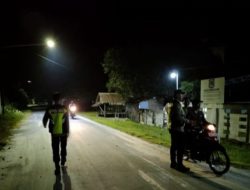 KRYD Polsek Penukal Utara Diperketat, Polisi Turun Langsung Ciptakan Efek Gentar, Tak Ada Ruang bagi 3C dan Pekat!