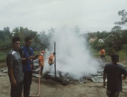 Rumah Warga Sungai Ibul Ludes Terbakar Jelang Salat Jumat, Diduga Akibat Korsleting Listrik