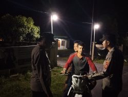 Patroli KRYD di Penukal Utara, Polisi Tegur Belasan Pengendara