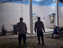 Patroli Subuh Polsek Penukal Abab Selama Ramadan, Polisi Antisipasi Kejahatan 3C