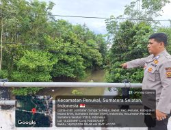 Debit Air Sungai di Penukal dan Abab Berangsur Menurun, Polisi Tetap Siaga