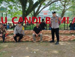 Ribuan Pengunjung Padati Wisata Candi Bumi Ayu, Polisi Lakukan Patroli Kamtibmas