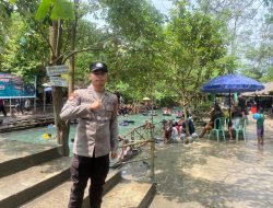 Pastikan Keamanan Pengunjung, Personel Polsek Penukal Monitoring Objek Wisata Paye Biru