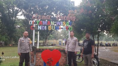 Jaga Kamtibmas Saat Libur Lebaran, Polsek Tanah Abang Laksanakan Monitoring di Candi Bumi Ayu