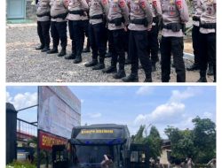 100 Personel Satbrimob Sumsel Kembali ke Palembang Usai Sukses Laksanakan Misi Kemanusiaan di Aceh