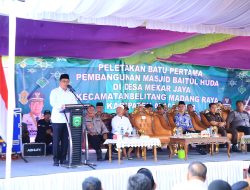 Pembangunan Masjid Baitul Huda di OKU Timur Dimulai, Wagub Sumsel Tekankan Pentingnya Peran Masjid bagi Umat