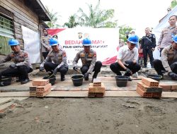 Bakti Sosial Hari Bhayangkara, Polda Sumsel Wujudkan Hunian Layak bagi Warga