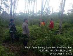 Patroli Terpadu Cegah Karhutla, Tim Gabungan Sisir Lahan Rawan di Desa Betung Barat