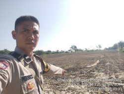 Kapolsek Talang Ubi Monitoring Persiapan Tanam Jagung di Simpang Tais